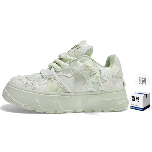 Кроссовки Stateof Stars Skateboarding Shoes Unisex Low-top, цвет Flax rice (mesh)