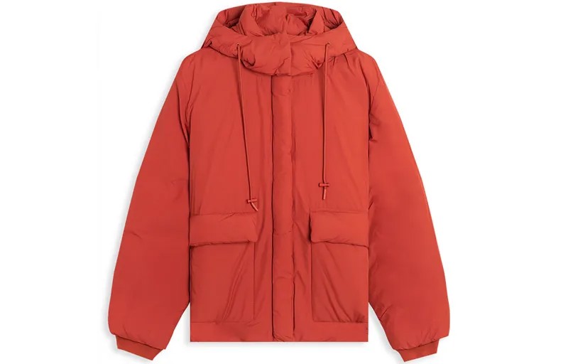Пуховик женский красный Kenzo