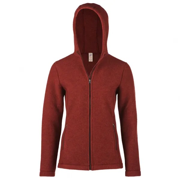 Шерстяная куртка Engel Women's Jacke mit Kapuze, цвет Terracotta Melange