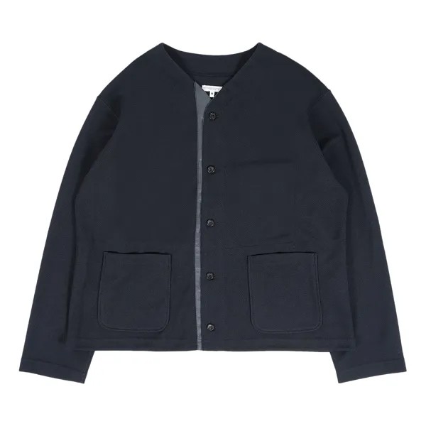 Кардиган из политрикотажа Engineered Garments темно-синий