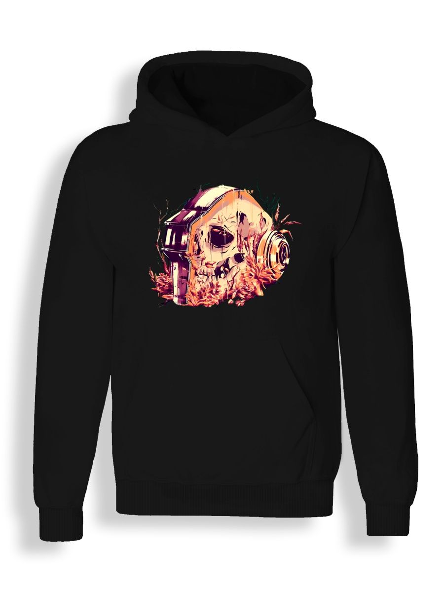 Худи унисекс СувенирShop Daft Punk/Дафт Панк 3 черное 3XL