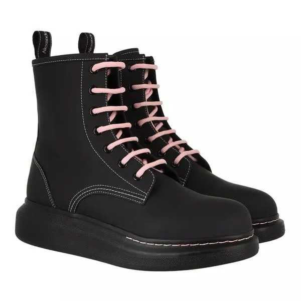Ботинки h. boot leather Alexander Mcqueen, черный
