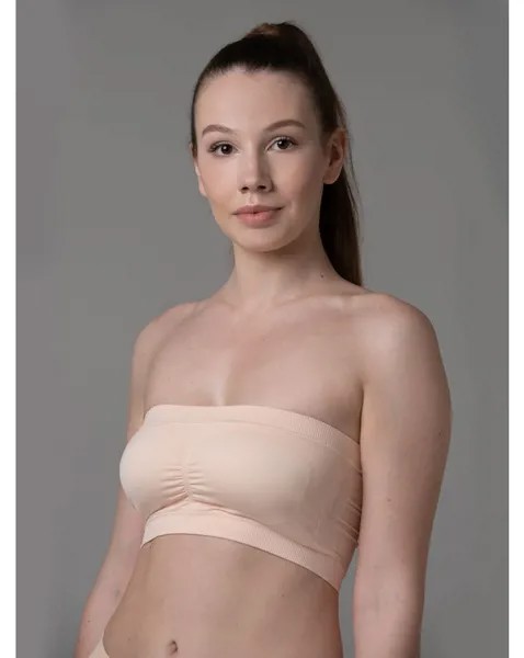 Бюстгальтер женский Mademoiselle Fascia Corta Con C/E (Ilar) бежевый S/M