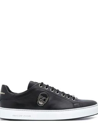 Philipp Plein кеды с декором Skull