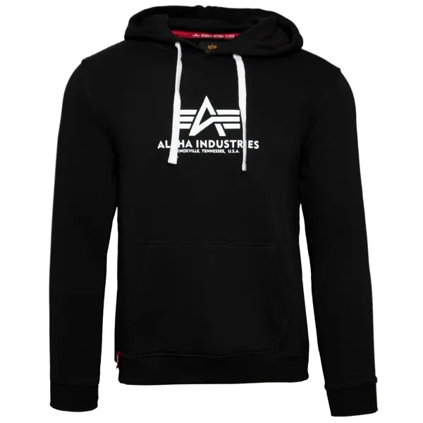 Толстовка Alpha Industries Kapuzenpullover New Basic Hoodie Wmn, черный