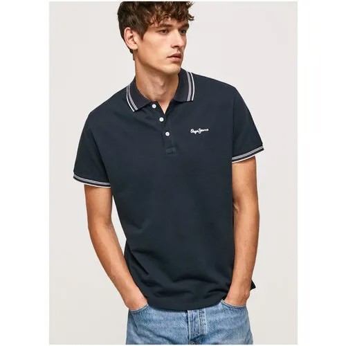 Джемпер для мужчин, Pepe Jeans London, модель: PM541980, цвет: темно-синий, размер: 46(S)