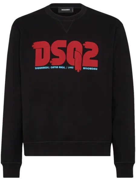 DSQUARED2 толстовка с логотипом, черный