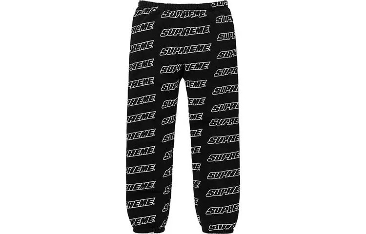 Штаны спортивные Supreme Repeat, красный