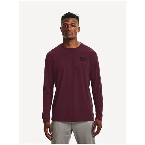 Лонгслив Under Armour Sportstyle Left Chest Ls Фиолетовый Sm 1329585-601