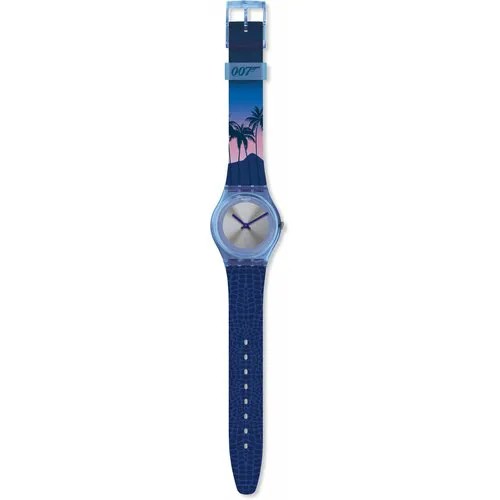 Наручные часы swatch, синий