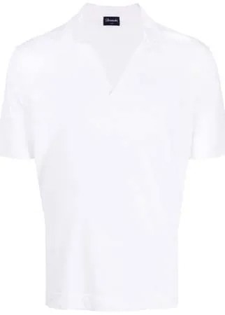 Drumohr футболка с распашным воротником
