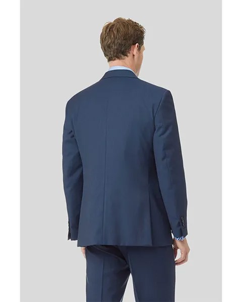 Классический пиджак Charles Tyrwhitt из шерстяного твила, синий