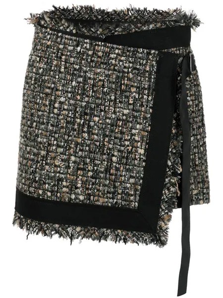 Sacai твидовые шорты