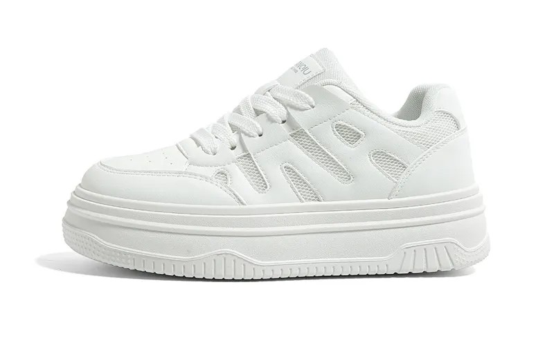Кроссовки HUANQIU Skateboarding Shoes Women's Low-top White, белый