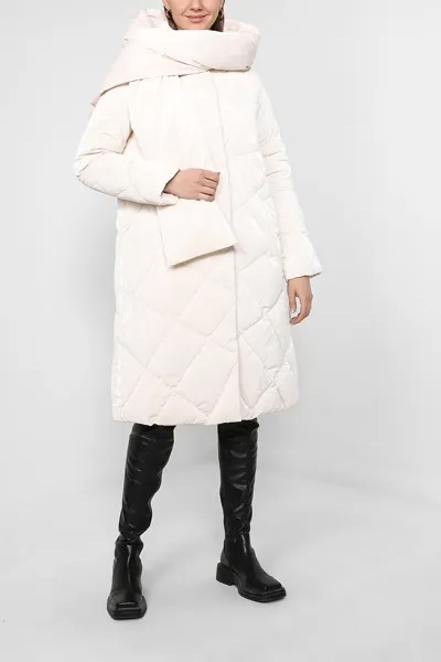 Пальто женское Silvian Heach PGA22157PI белое 46 IT