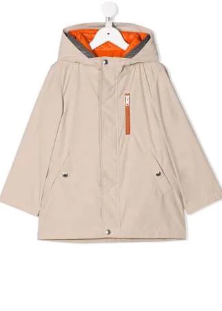 Brunello Cucinelli Kids многослойное двустороннее пальто