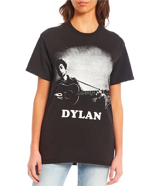 Футболка с рисунком гитары Junk Food Dylan, черный
