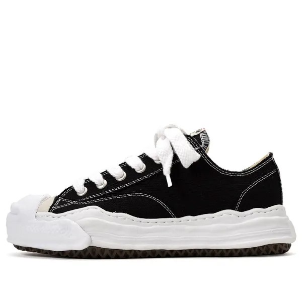 Кроссовки Maison MIHARA YASUHIRO HANK OG Sole Canvas Low-top Sneaker 'Black', черный