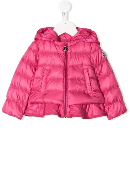 Moncler Enfant куртка-пуховик с оборками