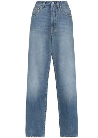 Totême джинсы широкого кроя с завышенной талией