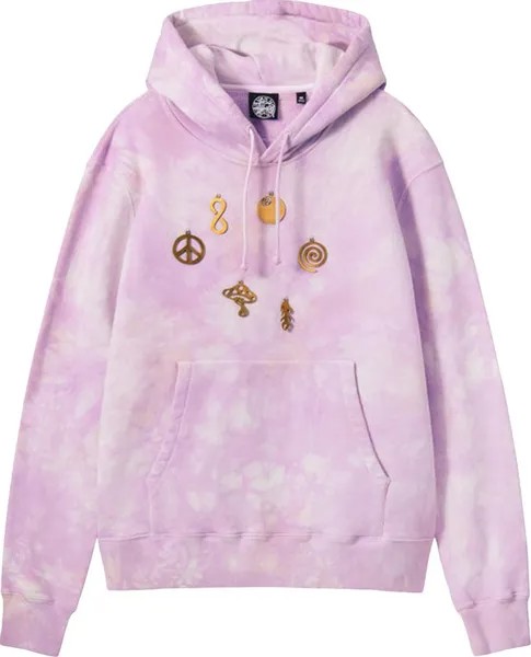 Худи Stussy x Dries Van Noten Bandana Hoodie 'Lilac', фиолетовый