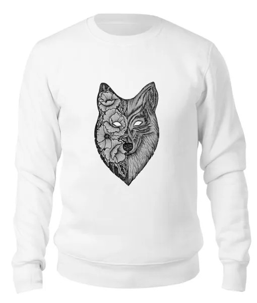 Свитшот унисекс Printio no kidding! t-shirt белый 2XL
