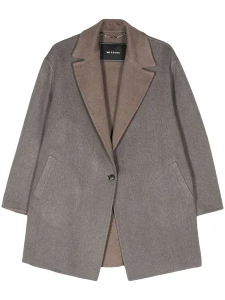 Kiton кашемировое пальто, коричневый