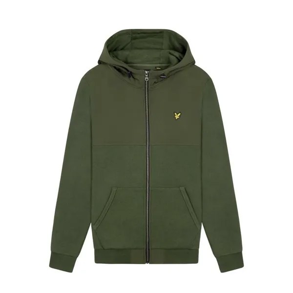 Худи Lyle & Scott Zip-Up Softshell, зеленый