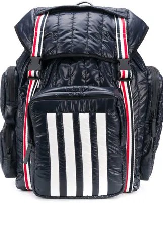 Thom Browne стеганый рюкзак с полосками 4-Bar