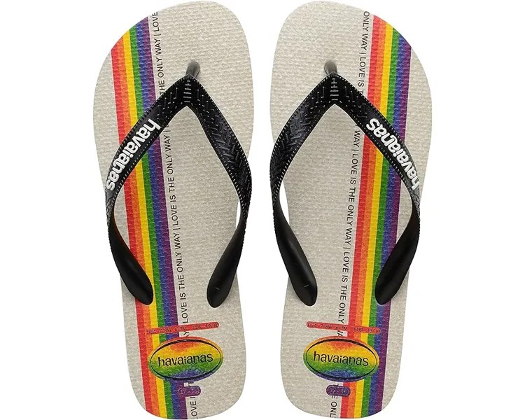 Сандалии Havaianas Top Pride, цвет Black/Black