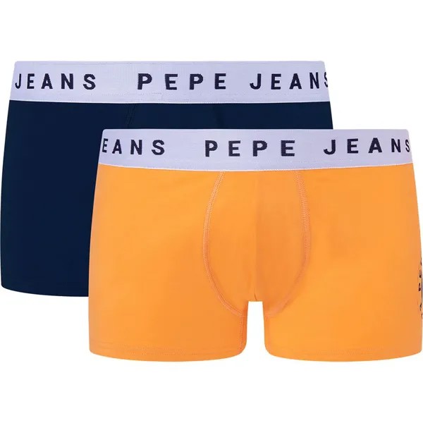 Трусы Pepe Jeans Solid Trunk 2 шт, разноцветный