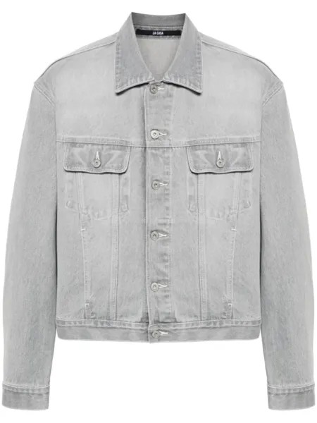 Jacquemus куртка La Veste De-Nîmes, серый