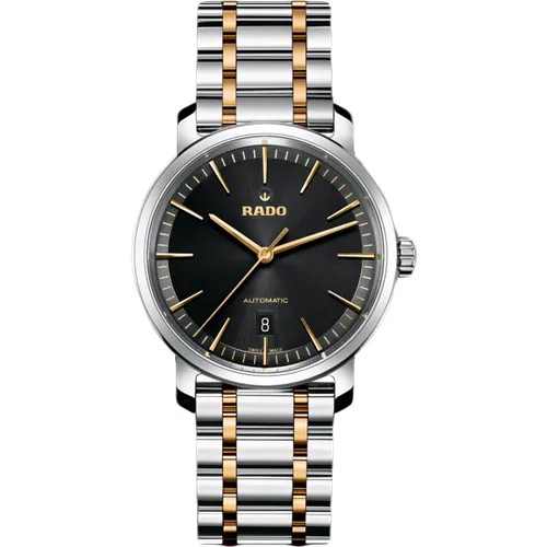 Наручные часы RADO Rado DiaMaster R14077163, черный, серебряный