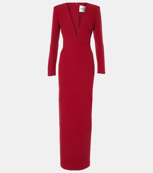Креповое платье Roland Mouret, красный