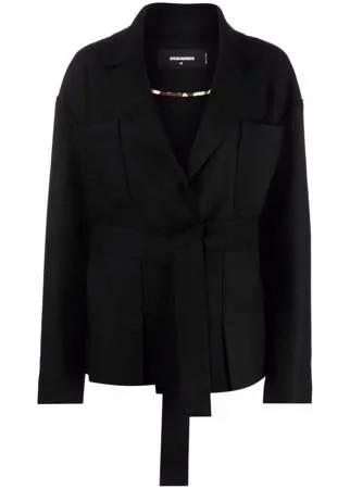Dsquared2 пиджак с поясом
