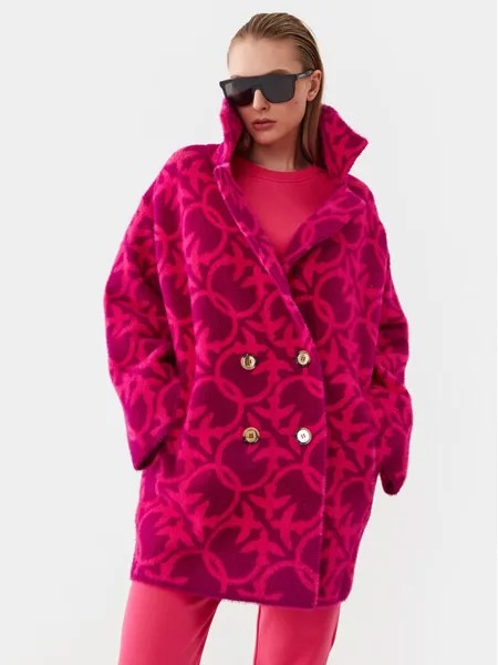 Переходное пальто стандартного кроя Pinko, розовый