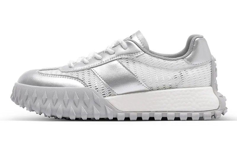 Кроссовки C°BANNER Lifestyle Shoes Women's Low-top Silver, серебряный