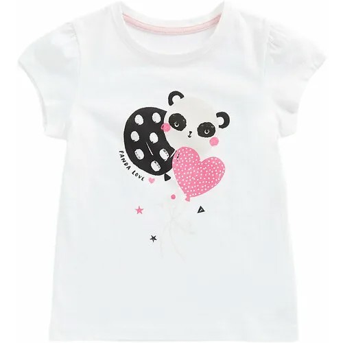 Футболка mothercare, размер 104, белый