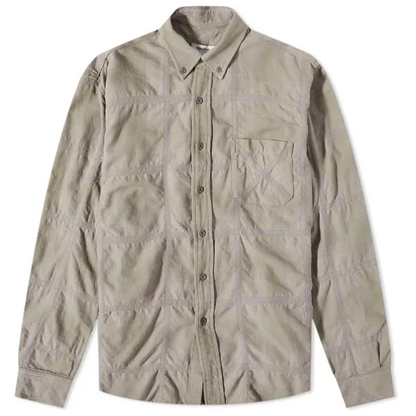 Рубашка Nonnative Dweller Button Down Twill Plaid Shirt