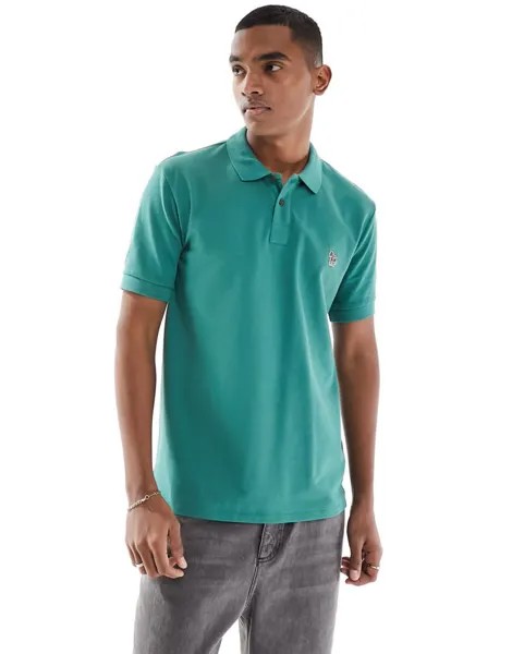 Paul Smith — зеленая рубашка-поло с маленьким логотипом в виде зебры PS Paul Smith