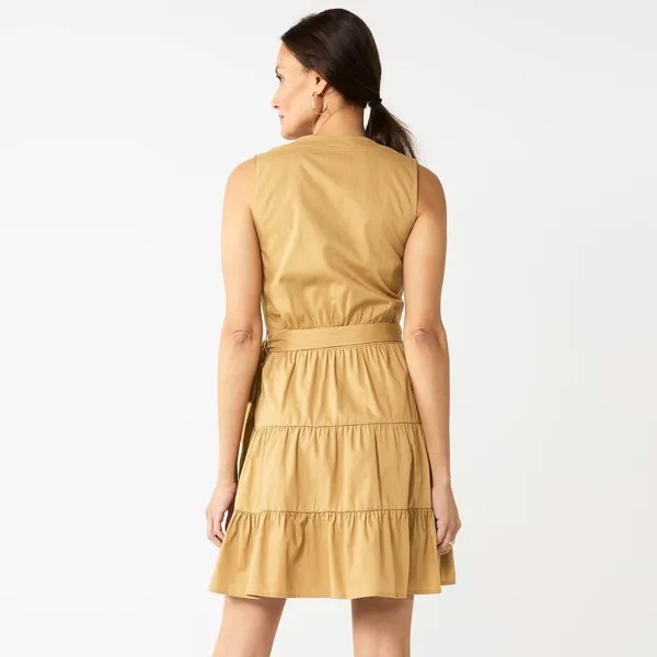 Женское многоярусное платье с запахом Nine West Nine West