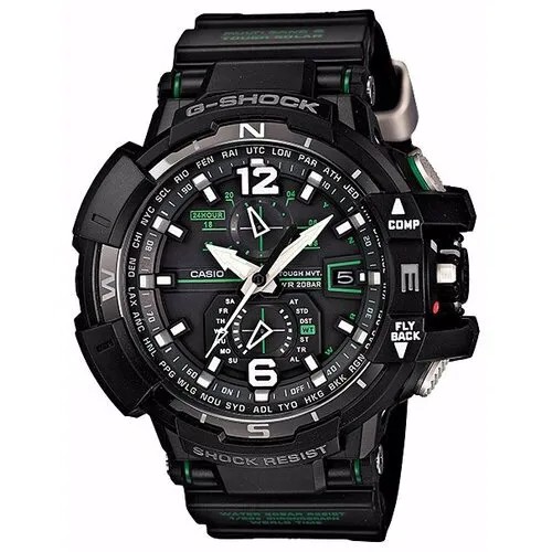 Наручные часы CASIO G-Shock GW-A1100-1A3, черный, мультиколор