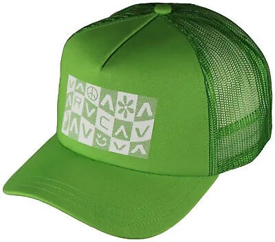 Женская кепка дальнобойщика RVCA Checker — зеленая — новинка