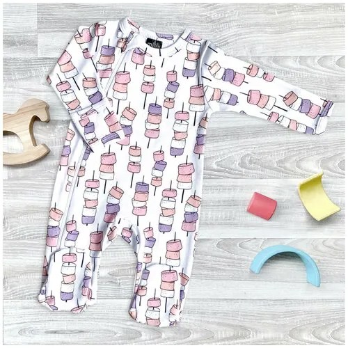 Комбинезон Mjolk Sleep and Play Маршмэллоу (68),