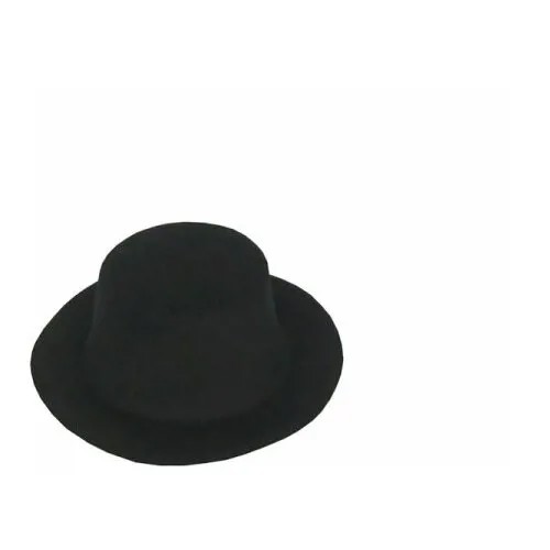 Шляпка цилиндр карнавальная, 13 см, цвет черный