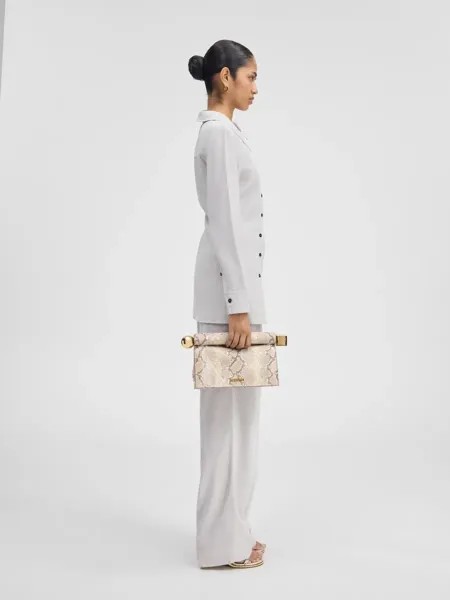Асимметричная рубашка Пабло Jacquemus, светло-серый
