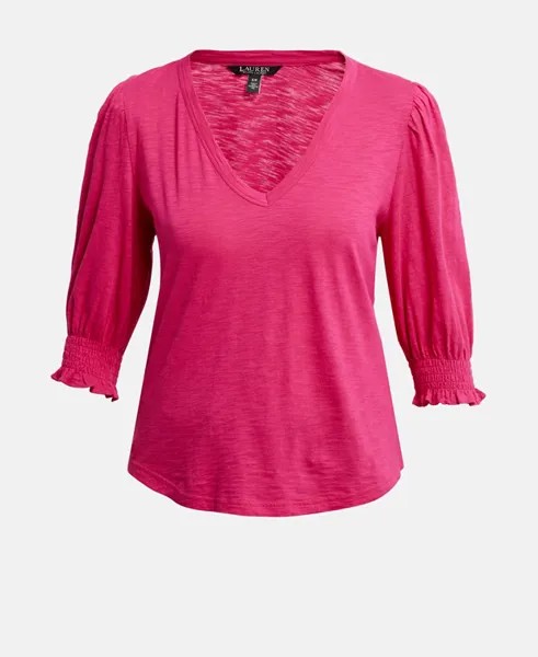 Рубашка блузка Lauren Ralph Lauren, розовый