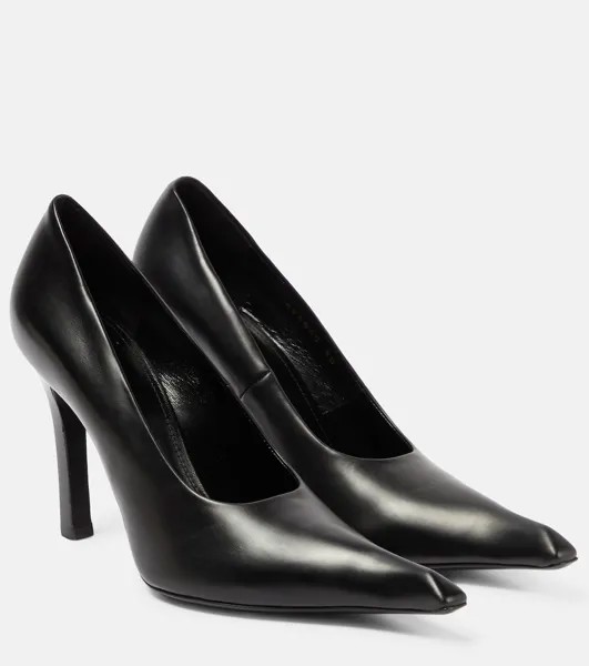 Кожаные туфли Balenciaga, черный