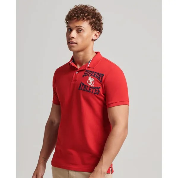 Поло Superdry Vintage Superstate, красный