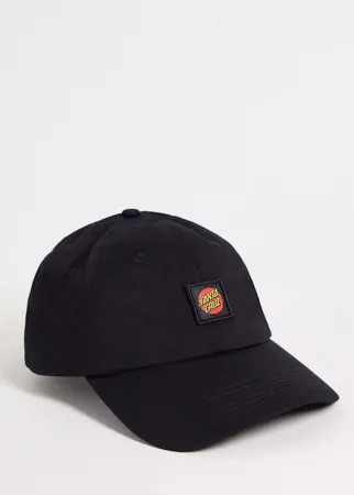 Черная кепка в горошек Santa Cruz-Черный цвет